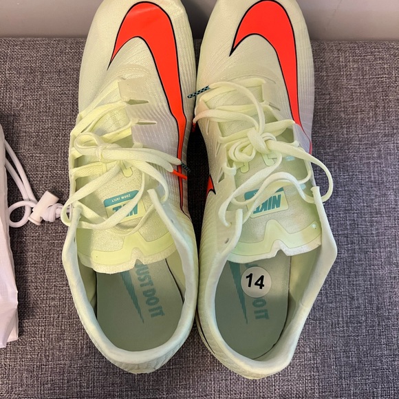 Nike | Shoes | Nike Zoom Ja Fly 3 Green Running Unisex Athletic Spikes 86563370 | Poshmark